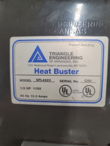 TRIANGLE ENGINEERING 42" DRUM FAN, MODEL SPL4223, 1/2 HP, S/N C00-38