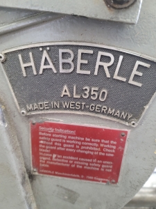HABERLE AL350 HI SPEED COLD SAW, NON-FERROUS, S/N 131430288-54