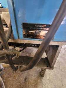 SMALL HEAVY DUTY STEEL FLAT CART, NO HANDLE, 21-1/2" X 30" X 17" TOP HEIGHT, STEEL WHEELS, ROLLS FREELY-67B