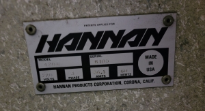 HANNAN VACUUM FORMING & SKIN PACKAGING MACHINE, MODEL 420C, S/N 6105-90