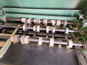 MULTISCORE 62" PANEL RIP SAW, MODEL MR-21, RIP SAW/GROOVER, THROUGH FEED, 30 HP-94