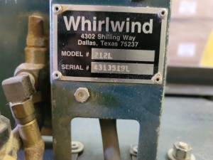 WHIRLWIND 18" UPCUT SAW, MODEL 212L, WOODWORKING SAW, S/N 4313519L-95