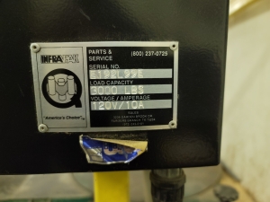 INFRAPAK EZ-DUZ-IT 48" X 48" PALLET WRAPPER, 3,000 LB MAX CAPACITY, S/N E192L99E-96