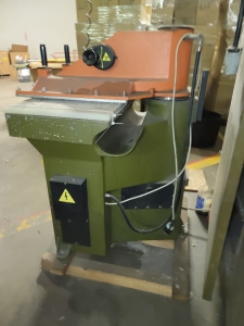 ATOM SWING ARM CLICKER PRESS DIE CUTTER, MODEL SE 25L, S/N 10001446-13-100