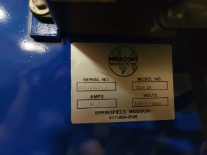 INTERCONT FRONT LOAD PARTS WASHER, BRAND NEW/UNUSED, MODEL TLW-2M, S/N S01334021-M-101