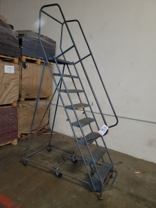 STOCK LADDER, TOP STEP IS 6'-8"-107