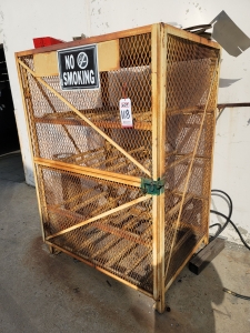 LPG TANK SECURITY CAGE, 4'W X 38"D X 70"H-118