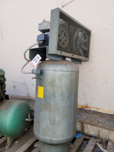 AIR COMPRESSOR PRODUCTS 5 HP VERTICAL AIR COMPRESSOR, MODEL ACP-51V82, OUT OF SERVICE / NEEDS WORK-126