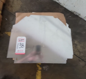 LOT - GALVANIZED SHEETS, ODD SHAPED-138