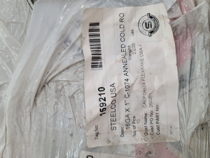 2,239 LBS OF 16GA X 1" C-1074 ANNEALED COLD ROLLED STEEL BAND-146