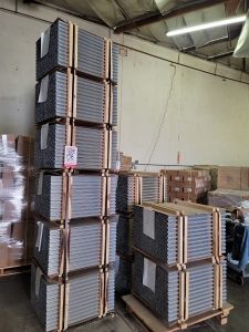 (17) PALLETS OF ALUMINUM HANDLE TUBING IN 30" LENGTHS, 3005 ALLOY, H27 TEMPER, 0.031 GA, 0.8750 O.D., (656) PIECES PER PALLET, 1,640' PER PALLET-158