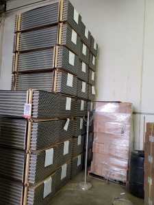 (28) PALLETS OF ALUMINUM HANDLE TUBING IN 60" LENGTHS, 3105 ALLOY, H28 TEMPER, 0.061 GA, 1.1250 O.D., (383) PIECES PER PALLET, 1,915.00' PER PALLET-159