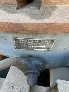 PRATT & WHITNEY 42" ROTARY TABLE, S/N 20938-367