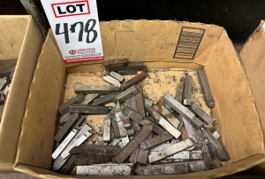 LOT - (3) BOXES OF LATHE TOOLS-478