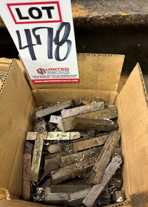 LOT - (3) BOXES OF LATHE TOOLS-478