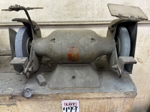 BALDOR 8" DOUBLE END BENCH GRINDER, 1/2 HP-479