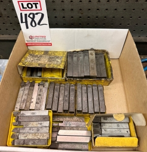 LOT - LATHE TOOLS-482