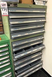 WATERLOO 13-DRAWER TOOL CABINET, W/ CONTENTS, TO INCLUDE: HARDWARE, MISC. TOOL & MAINTENANCE ITEMS-494
