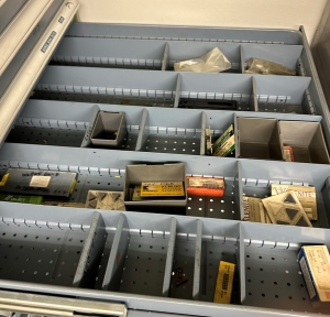 WATERLOO 13-DRAWER TOOL CABINET, W/ CONTENTS, TO INCLUDE: HARDWARE, MISC. TOOL & MAINTENANCE ITEMS-494