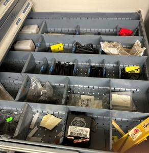 WATERLOO 13-DRAWER TOOL CABINET, W/ CONTENTS, TO INCLUDE: HARDWARE, MISC. TOOL & MAINTENANCE ITEMS-494