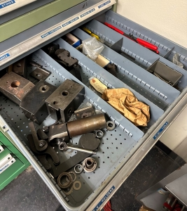 WATERLOO 13-DRAWER TOOL CABINET, W/ CONTENTS, TO INCLUDE: HARDWARE, MISC. TOOL & MAINTENANCE ITEMS-494