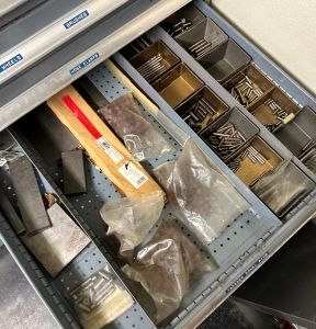 WATERLOO 13-DRAWER TOOL CABINET, W/ CONTENTS, TO INCLUDE: HARDWARE, MISC. TOOL & MAINTENANCE ITEMS-494