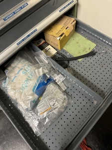 WATERLOO 13-DRAWER TOOL CABINET, W/ CONTENTS, TO INCLUDE: HARDWARE, MISC. TOOL & MAINTENANCE ITEMS-494