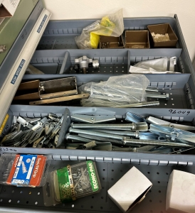 WATERLOO 13-DRAWER TOOL CABINET, W/ CONTENTS, TO INCLUDE: HARDWARE, MISC. TOOL & MAINTENANCE ITEMS-494