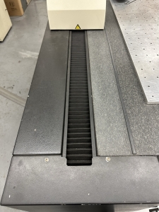 BROWN & SHARPE XCEL 7.10.7 COORDINATE MEASURING MACHINE, VALIDATOR RENISHAW PH10MQ PROBE, 36" X 55" GRANITE TABLE, RENISHAW MCU LITE-2 JOYSTICK, S/N 0496-2320, UPDATED SOFTWARE PROGRAM AUGUST 2021-509