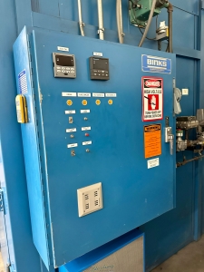 BINKS BWN 66 6G WALK IN OVEN NATURAL GAS 350000 BTU 500 degree F MAX TEMP S N 047739711-18A