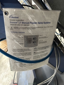 NORDSON ENCORE LT MANUAL POWDER COATING SYSTEM PART NO. 1107897 115V S N AA13K00619-20