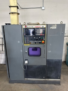 1985 AMADA TURRET PUNCH PRESS MODEL PEGA 345 KING 30 TON 58 STATION 40inch X 50inch SHEET SIZE THICK TURRET BALL TABLE FANUC P 6M CNC CONTROL UNISORB VIBRATION ISOLATION PADS NEW CLUTCH AND BRAKE INSTALLED APPROX. 1 YEAR AGO S N AK450018-31