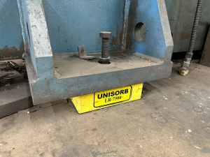 1985 AMADA TURRET PUNCH PRESS MODEL PEGA 345 KING 30 TON 58 STATION 40inch X 50inch SHEET SIZE THICK TURRET BALL TABLE FANUC P 6M CNC CONTROL UNISORB VIBRATION ISOLATION PADS NEW CLUTCH AND BRAKE INSTALLED APPROX. 1 YEAR AGO S N AK450018-31