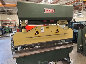 DI ACRO 8 ft HYDRA POWER PRESS BRAKE MODEL 75 8 8 ft X 75 TON CAPACITY MECHANICAL DRC FRONT OPERATED BACK GAGE S N 6750378119-32