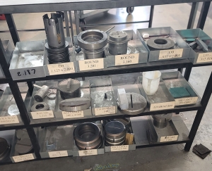 LOT   ALL TURRET PUNCHES WALL RACKS INCLUDED-55