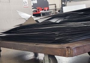 LOT   MIXED REMNANTS OF SHEET STOCK CART NOT INCLUDED-66