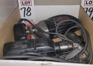 LOT   (2) DRILL MOTORS-78