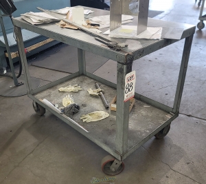 SHOP CART 26inch X 44inch CONTENTS NOT INCLUDED-88