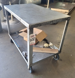 SHOP CART 26inch X 44inch CONTENTS NOT INCLUDED-102