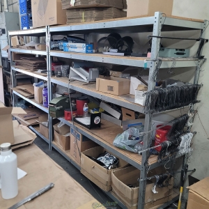 LOT   (2) SHELF UNITS 6 ft X 2 ft X 6 ft HT CONTENTS NOT INCLUDED-116