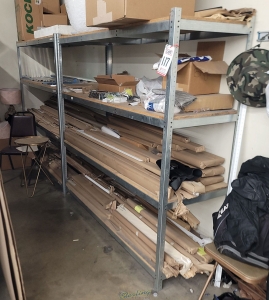 LOT   (2) SHELF UNITS 6 ft X 2 ft X 6 ft HT CONTENTS NOT INCLUDED-117