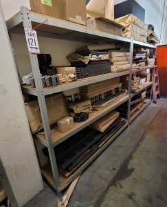 LOT   (2) SHELF UNITS 6 ft X 2 ft X 6 ft HT CONTENTS NOT INCLUDED-121