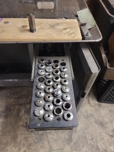 HARDINGE SUPER-PRECISION LATHE, MODEL DV-59/DSM-59 , 5C COLLET NOSE, COLLET CLOSER, TAILSTOCK, 1 HP-8