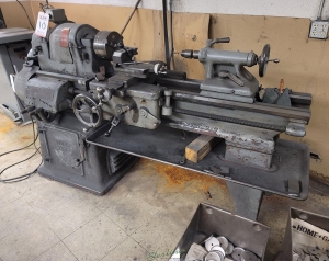 SOUTH BEND 16" LATHE, 7-1/2" 3-JAW CHUCK, TAILSTOCK, NIX QUICK-CHANGE TOOL POST-10