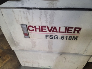 Chevalier-CHEVALIER 6" X 18" SURFACE GRINDER, MODEL FSG-618M, 6" X 18" CHEVALIER PERMANENT MAGNETIC CHUCK, S/N A3088003-12