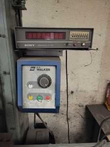 OKAMOTO LINEAR 618 SURFACE GRINDER, SONY MAGNESCALE LF-200 DIGITAL POSITION READOUT, WALKER 6" X 18" ELECTROMAGNETIC CHUCK, WALKER MAGNETIC CHUCK CONTROL-13