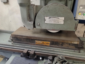 OKAMOTO LINEAR 618 SURFACE GRINDER, SONY MAGNESCALE LF-200 DIGITAL POSITION READOUT, WALKER 6" X 18" ELECTROMAGNETIC CHUCK, WALKER MAGNETIC CHUCK CONTROL-13