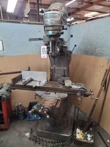 BRIDGEPORT VERTICAL MILL, S/N 12/BR47072, J-HEAD S/N J36095-33