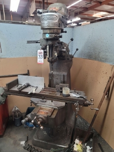 BRIDGEPORT VERTICAL MILL, S/N 12/BR47072, J-HEAD S/N J36095-33
