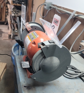 CENTRAL MACHINERY 6" BENCH GRINDER, ITEM 39797, 3,450 RPM, 1/2 HP-2